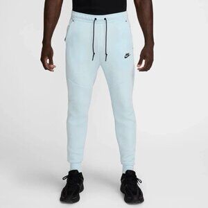 Nike Tech Fleece Tapered Leg Joggers Glacier Blue/Black Men’s Medium HV0959-474